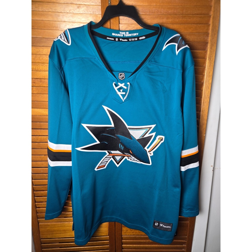 San Jose Sharks Womens Fanatics Breakaway Home Jersey 3XL